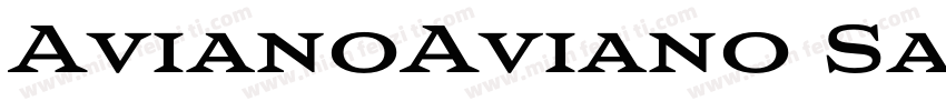 AvianoAviano Sans字体转换